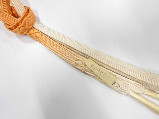 未使用品　正絹　手組帯締め